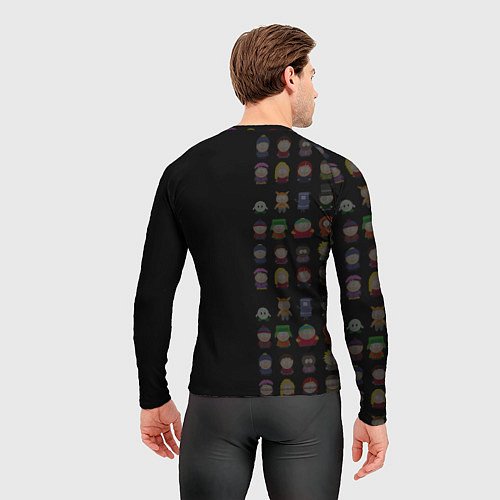 Мужской рашгард Персонажи Южный парк и лого / 3D-принт – фото 4