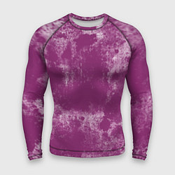 Мужской рашгард Амарантовый глубоко-пурпурный