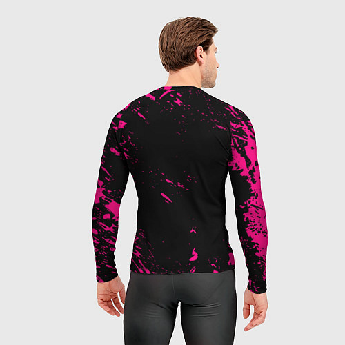 Мужской рашгард Monster energy неоновые краски лого / 3D-принт – фото 4