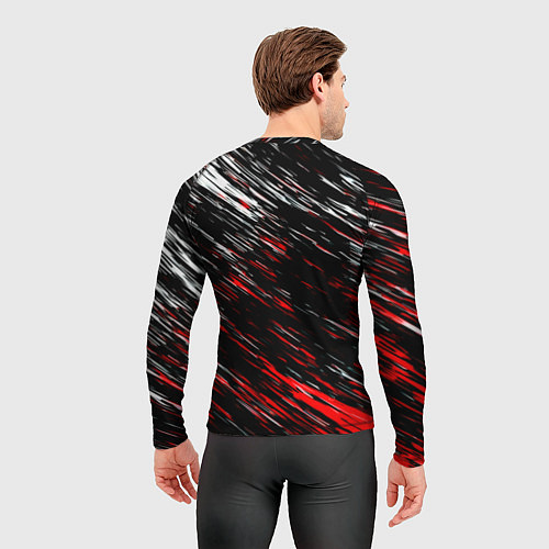 Мужской рашгард Monster energy полосы красок / 3D-принт – фото 4