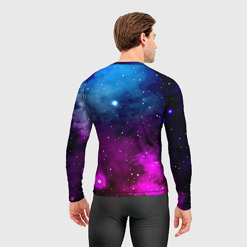 Мужской рашгард Monster energy neon space / 3D-принт – фото 4