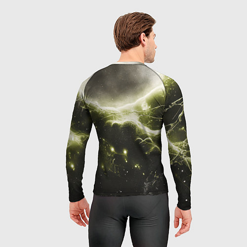 Мужской рашгард Карта с Билли Айлиш / 3D-принт – фото 4