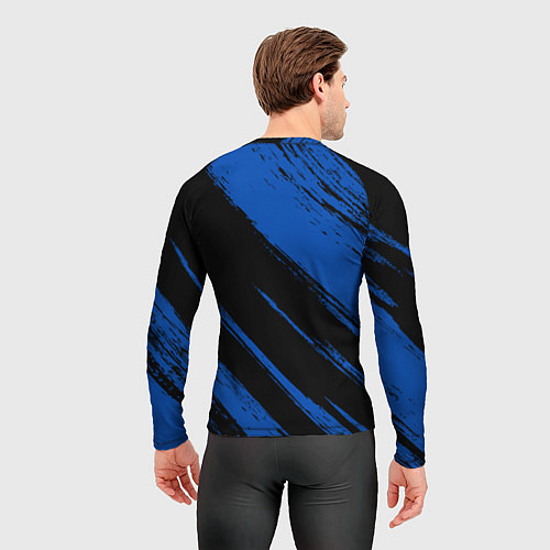 Мужской рашгард Колорадо Эвеланш - синий и черный / 3D-принт – фото 4