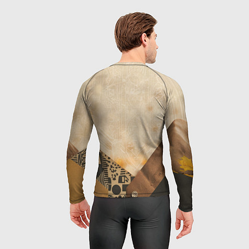 Мужской рашгард Удивительный рыжий лисёнок / 3D-принт – фото 4