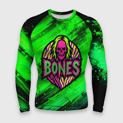 Рашгард мужской Bones лого с черепом, цвет: 3D-принт