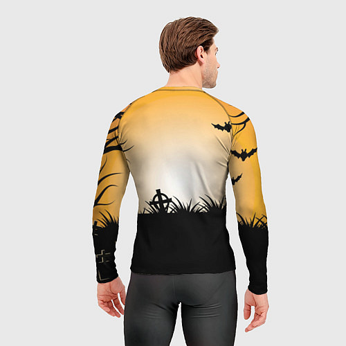 Мужской рашгард Bones кукла Вуду / 3D-принт – фото 4
