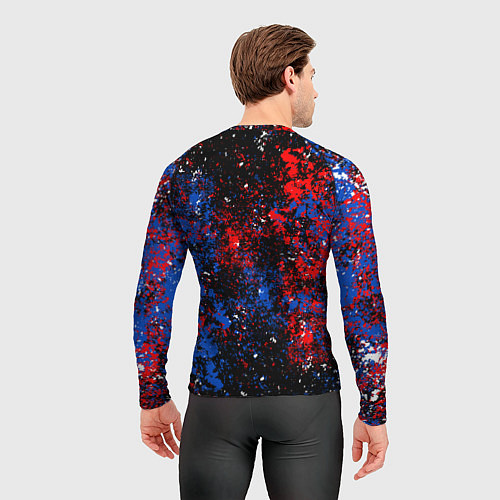 Мужской рашгард Клипперс - цветовой хаос / 3D-принт – фото 4