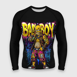 Мужской рашгард Гомер плохой парень