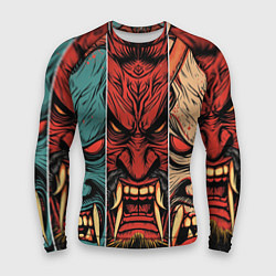 Рашгард мужской Demons Oni - neuroart, цвет: 3D-принт