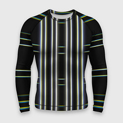 Мужской рашгард Neon yellow blue white