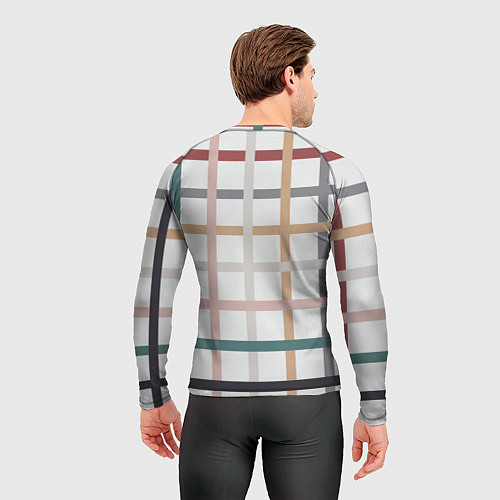 Мужской рашгард Плетенка пастельная / 3D-принт – фото 4