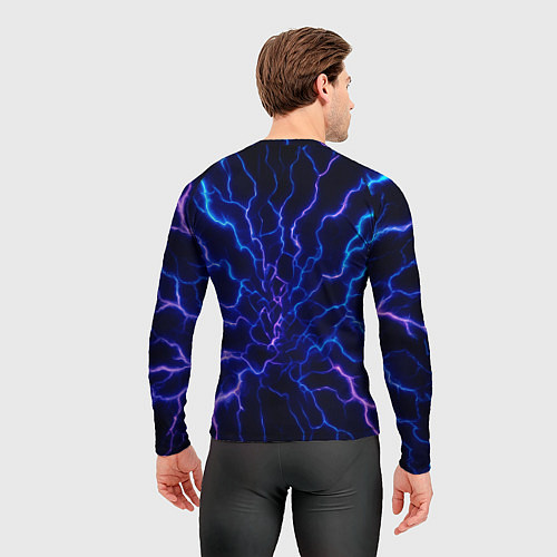 Мужской рашгард Электрический череп / 3D-принт – фото 4