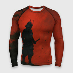 Рашгард мужской Ghost of Tsushima - алый, цвет: 3D-принт