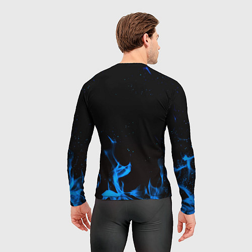 Мужской рашгард Дум огонь лого / 3D-принт – фото 4