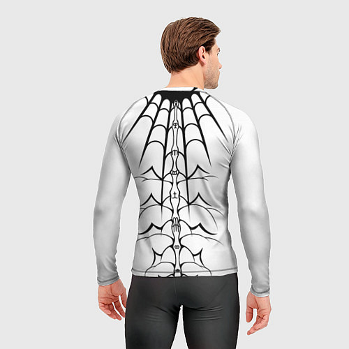 Мужской рашгард Паук на белом - the web of Fate / 3D-принт – фото 4