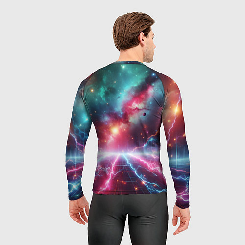 Мужской рашгард Гитарист Бендер рок группы Футурама / 3D-принт – фото 4