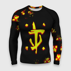 Рашгард мужской Doom x minecraft, цвет: 3D-принт