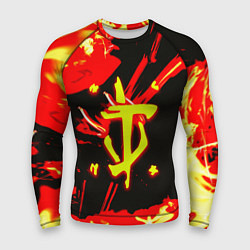 Рашгард мужской Doom огненный, цвет: 3D-принт