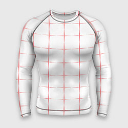 Мужской рашгард Color white red crosses