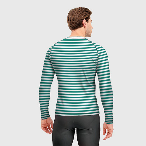 Мужской рашгард Тельняшка пограничника / 3D-принт – фото 4