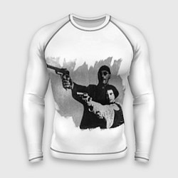 Рашгард мужской Леон рисунок, цвет: 3D-принт