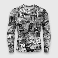 Рашгард мужской Horror World of Junji Ito, цвет: 3D-принт