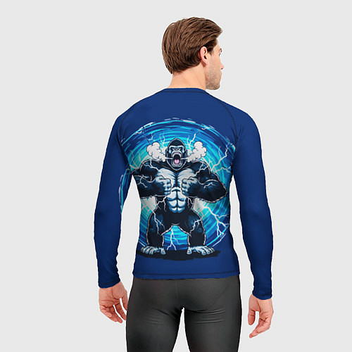Мужской рашгард Горилла показывает свою силу / 3D-принт – фото 4