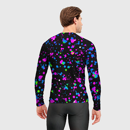 Мужской рашгард Doom цветные краски / 3D-принт – фото 4