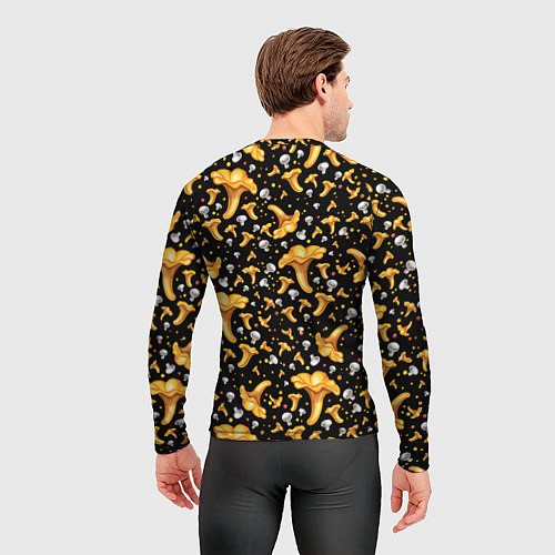 Мужской рашгард Грибной дождик / 3D-принт – фото 4