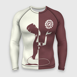 Рашгард мужской Силуэт африканки, цвет: 3D-принт