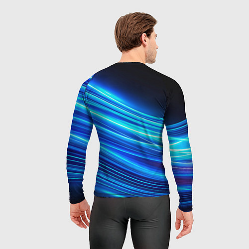 Мужской рашгард Лиса в косухе и гитарой - рок звезда / 3D-принт – фото 4