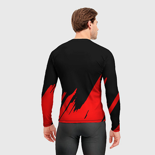 Мужской рашгард Dayz штрихи красок / 3D-принт – фото 4