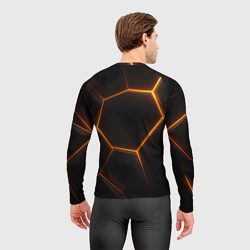 Мужской рашгард Одинокий волк Сашка не нуждается в стае / 3D-принт – фото 4