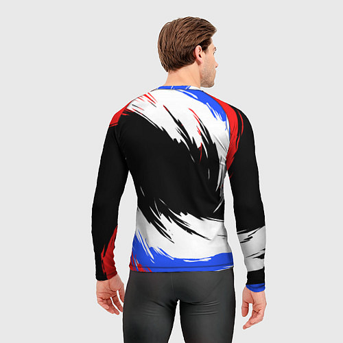 Мужской рашгард Федерация бокса РФ - краска / 3D-принт – фото 4