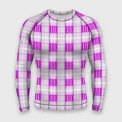Рашгард мужской Color pink and white, цвет: 3D-принт
