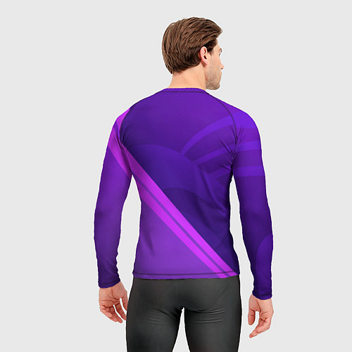 Мужской рашгард Fortnite Blue Jade / 3D-принт – фото 4