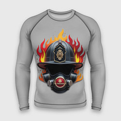Рашгард мужской Пожарник, цвет: 3D-принт