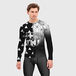 Рашгард мужской Barcelona geometry black, цвет: 3D-принт — фото 2