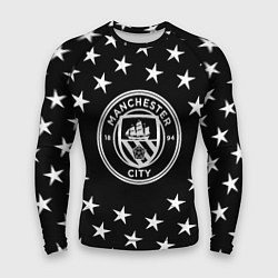 Рашгард мужской Манчестер сити звезды, цвет: 3D-принт