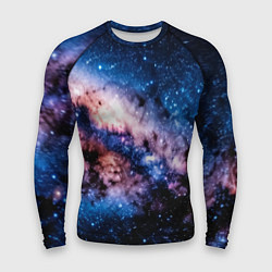 Рашгард мужской Фантастический космос звёзды и туманности, цвет: 3D-принт