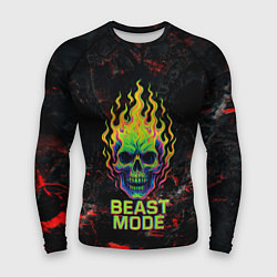 Мужской рашгард Beast mode череп