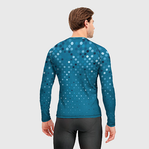 Мужской рашгард Шампуньзе - обезьянка моется / 3D-принт – фото 4