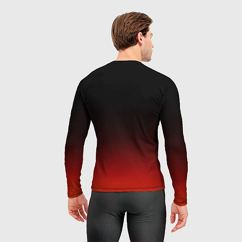 Мужской рашгард Пародия - Криминальное чтиво с мопсами / 3D-принт – фото 4