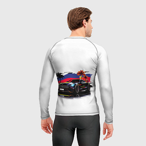 Мужской рашгард Mercedes amg / 3D-принт – фото 4