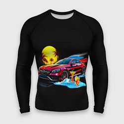 Рашгард мужской Mercedes amg, цвет: 3D-принт