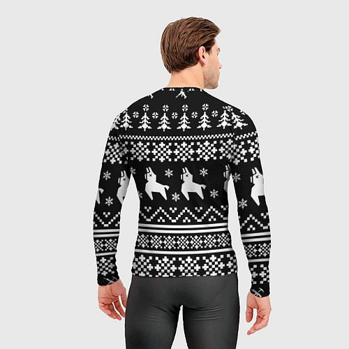 Мужской рашгард Borussia x fortnite pattern / 3D-принт – фото 4