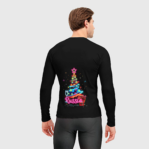 Мужской рашгард Christmas tree gifts / 3D-принт – фото 4