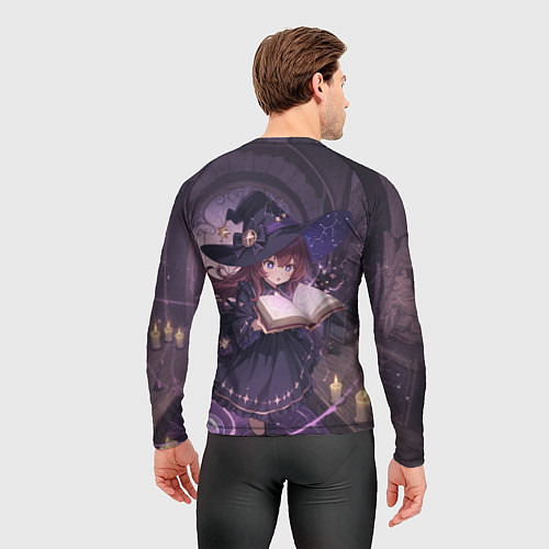 Мужской рашгард Аниме Ведьма Читает Книгу Заклинаний / 3D-принт – фото 4