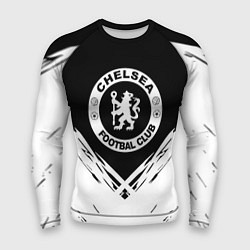 Мужской рашгард Челси белые краски
