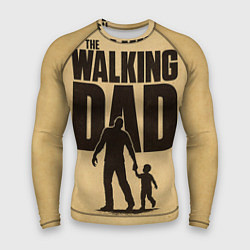 Мужской рашгард The walking dad - каламбур